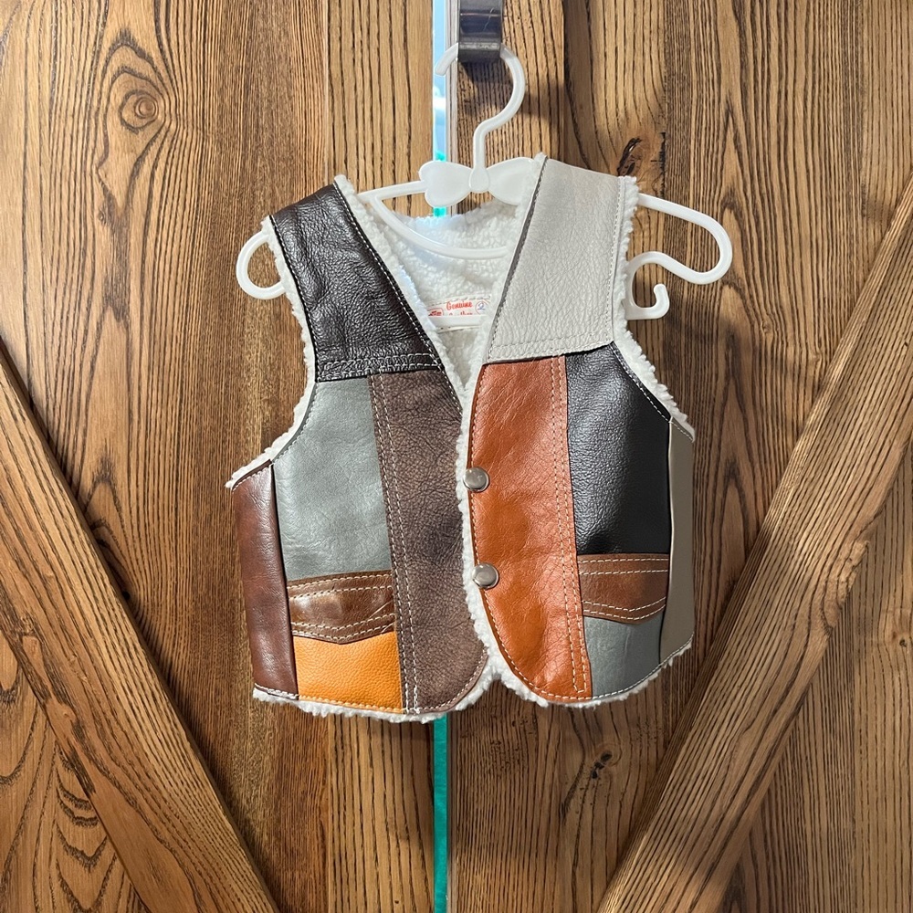 Genuine leather 2T biker jacket